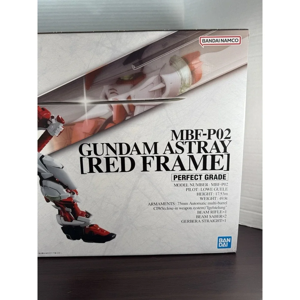 Bandai Perfect‎ Grade 1/60 Scale MBF-P02 Gundam Astray Red Frame Model Kit